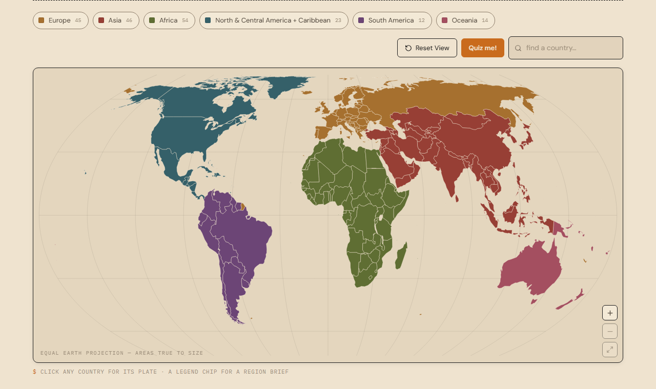 Atlas — Interactive World Explorer