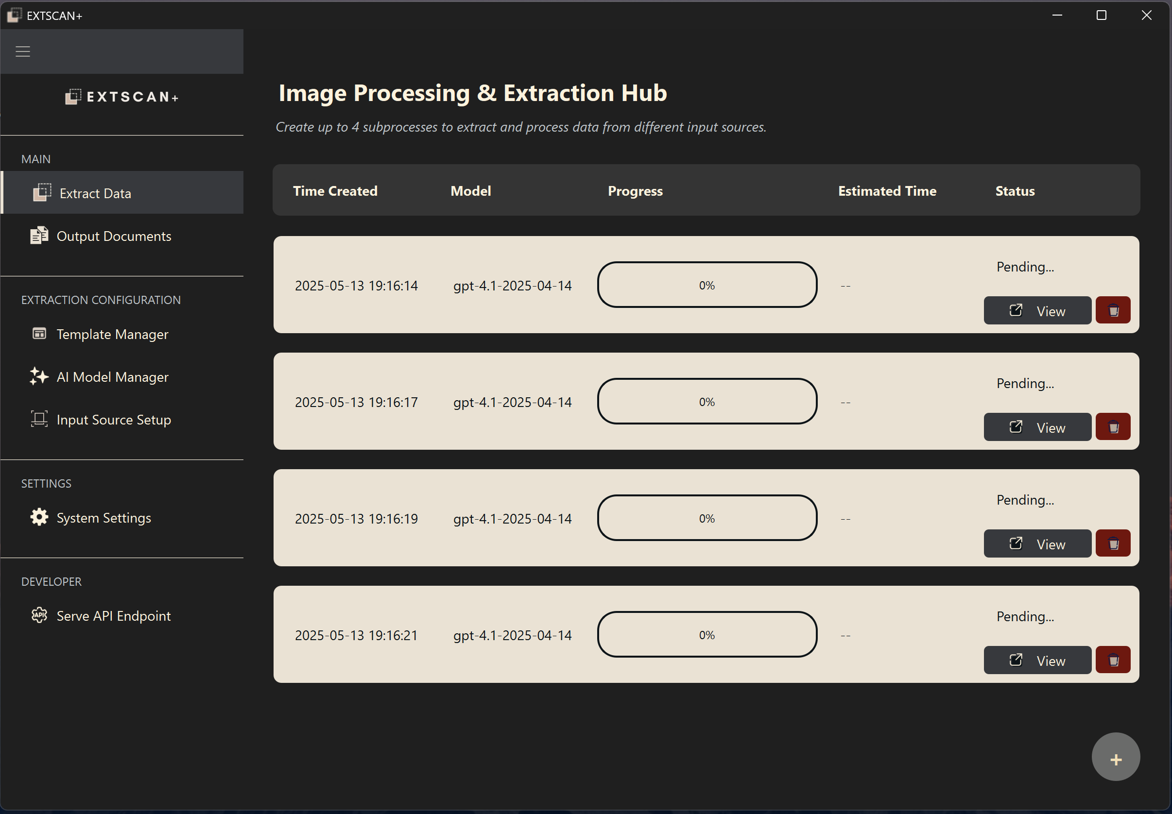 Large Language Model Application Integration for Extracting Unstructured Data